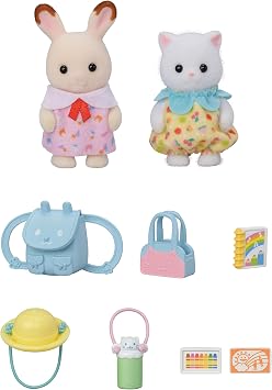 Sylvanian Families - 5747 Nursery Friends - Walk Along Duo - Dollhouse Playsets