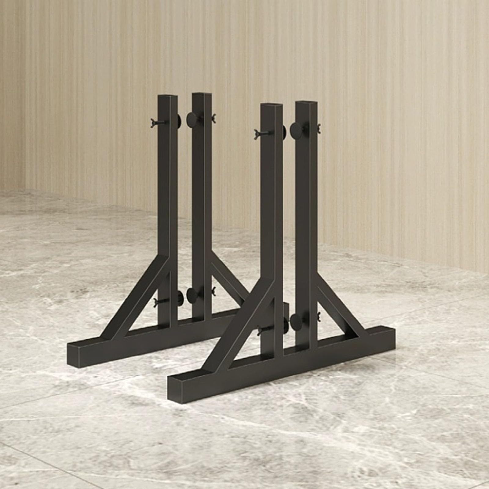 Jkjzsalj Black Floor Standing Magazine Display Rack,4 Pocket Foldable Metal Brochure Holder,Free Standing Document Organizer For Waiting Room,Reception Room,-54 * 50 Cm