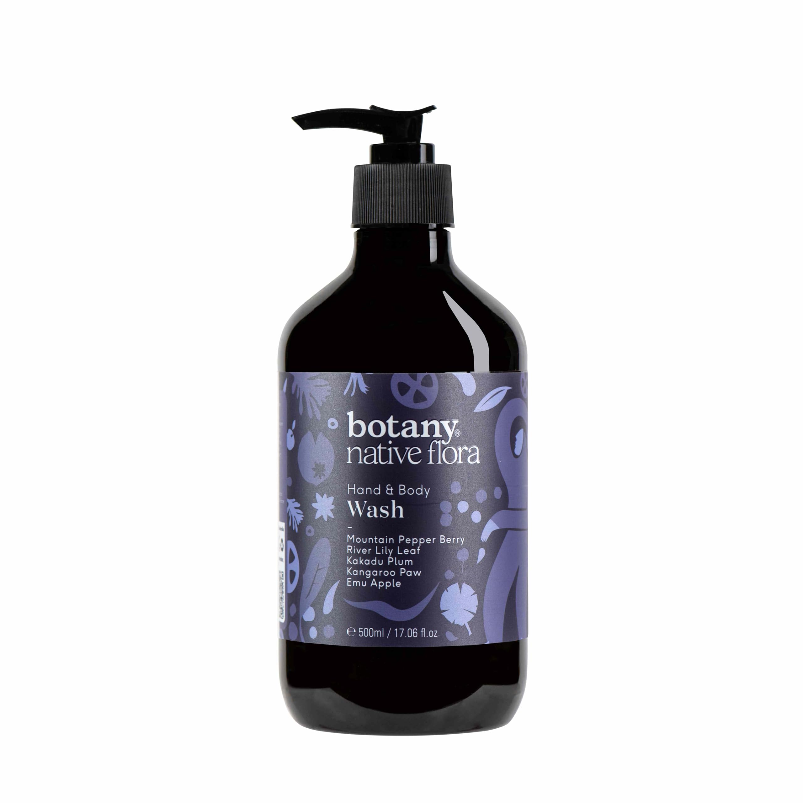 Native Flora Hand and Body Wash, Gently Cleanses your Skin and Washes Away Dirt and Impurities, Hydrating Body Wash with Australian Native Plant Extracts, 500ml