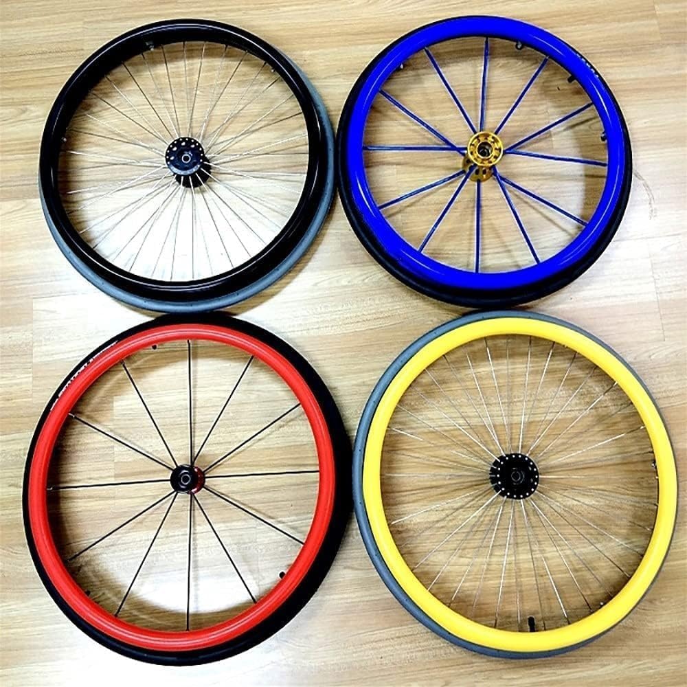 Fundas para llantas de silla de ruedas, funda para silla de ruedas, funda deportiva para rueda trasera, antideslizantes y resistentes al desgaste, mejoran el agarre y la tracción, elegantes, 1 par (ve