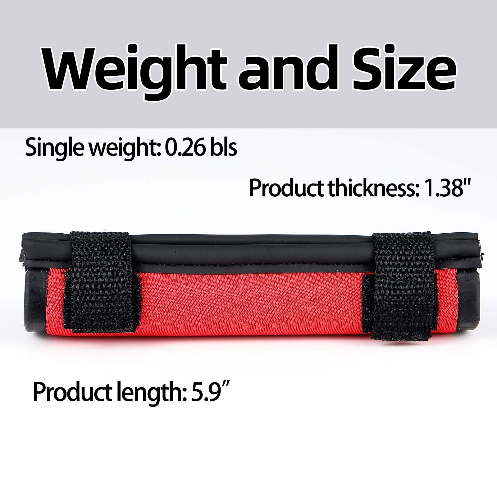 MistyBrew Golf Warm-Up Training Aid Clip - Lightweight Swing Trainer for Practice & Warm-Up, Fits All Golf Clubs - Golf Training Tool for Improved Warm-Up and Swing Feel, Red