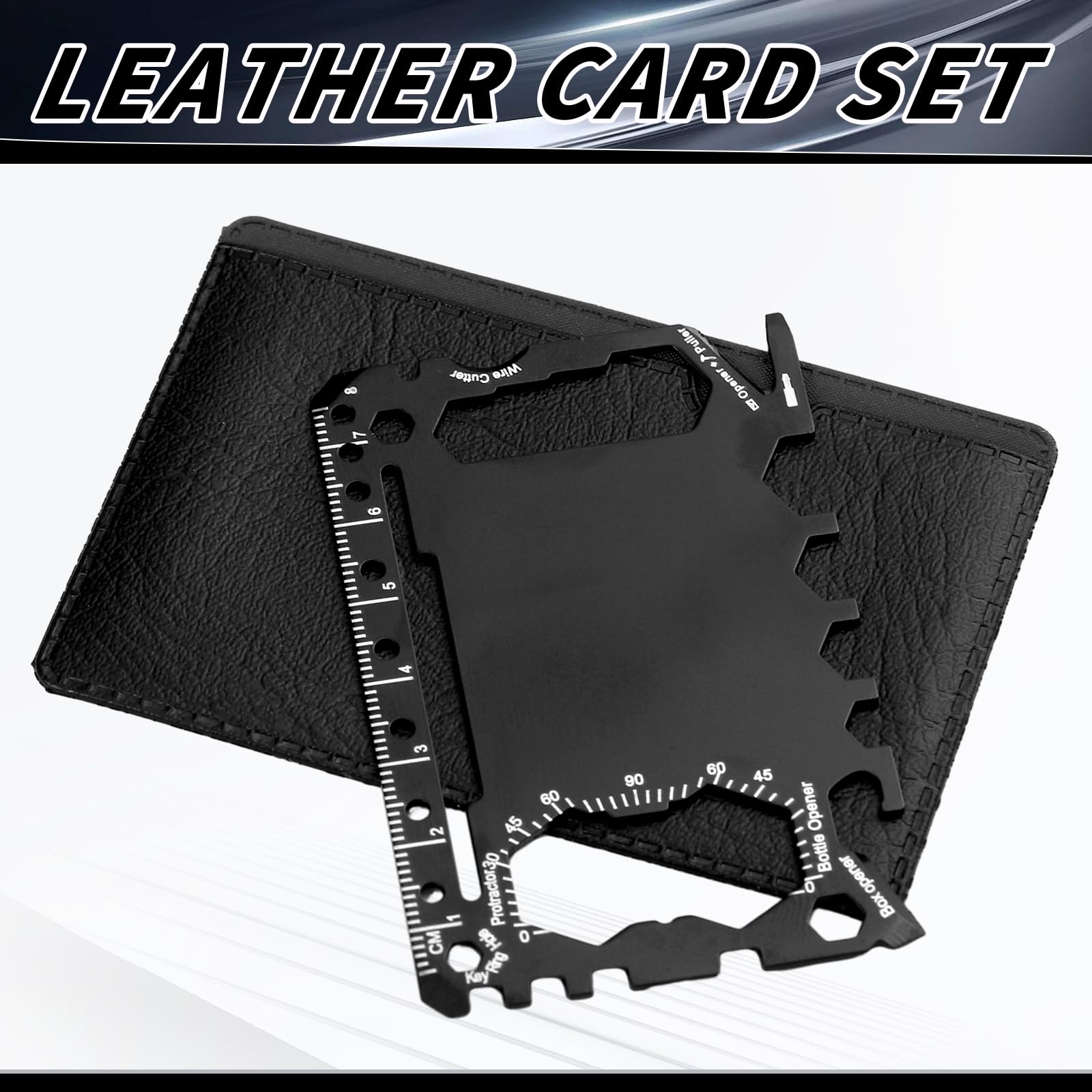 Cholemy 36 carteras multiherramienta 46 en 1 de metal de acero inoxidable para supervivencia, abridor de botellas, multiusos, a granel para marido, papá, hombres, regalo de cumpleaños de Navidad