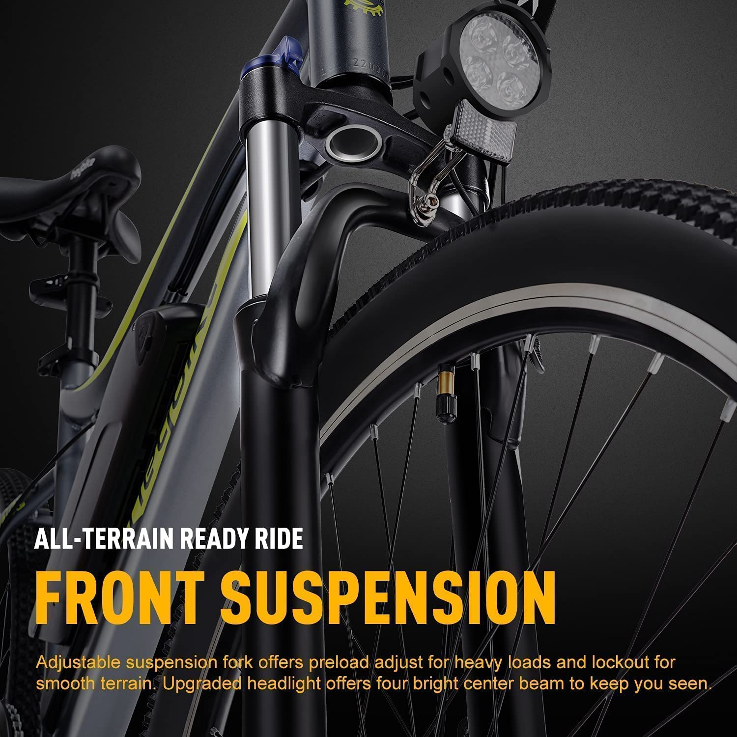 Heybike Race Electric Bike Light Weight 26" Commuter Electric Mountain