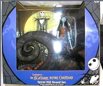 Nightmare Before Christmas Jack & Sally on Spiral Hill Box S