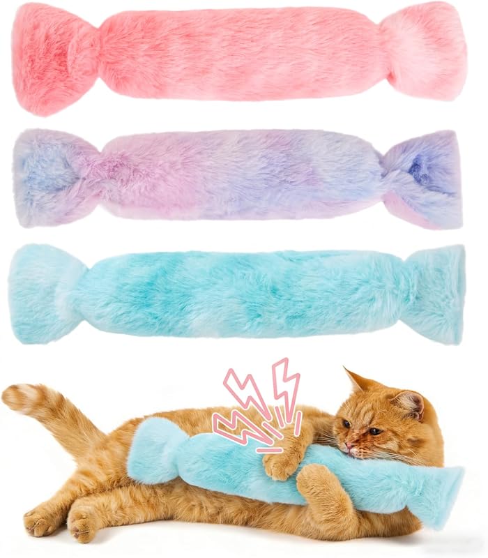 Brinquedo para Gatos em Formato de Bala com Catnip e Guizo PATTEPOINT, Pacote com 3