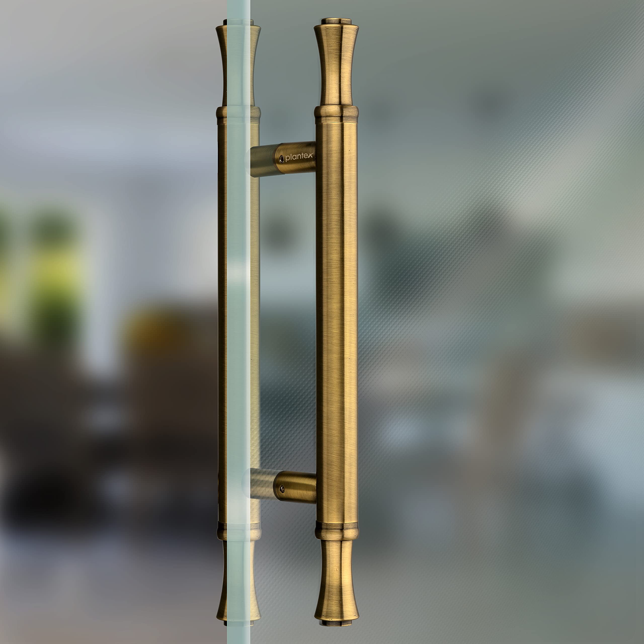 Plantex Heavy Duty Door Handle for Main Door/14 inch Main Door Handle/Pull Push Handle for Home/Hotel/Office Door - Pack of 1 (Brass Antique) - 3 Years Warranty — Amazon image 6