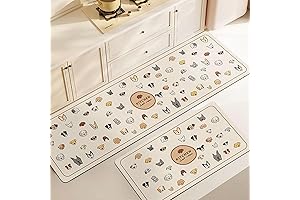 Dogs Prints Kitchen Rugs and Mats