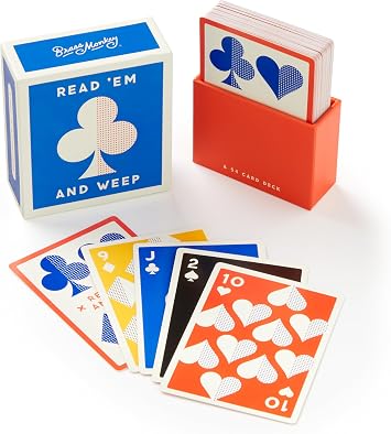 Brass Monkey Read Em and Weep - Beautiful Vintage Inspired Playing Card Set