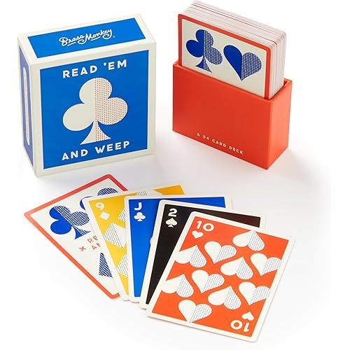 Brass Monkey Read Em and Weep - Beautiful Vintage Inspired Playing Card Set