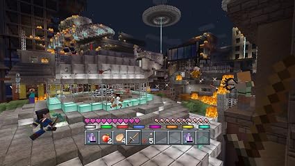 Amazon Com Minecraft Dlc Battle Map Pack 2 Wii U Digital Code Everything Else