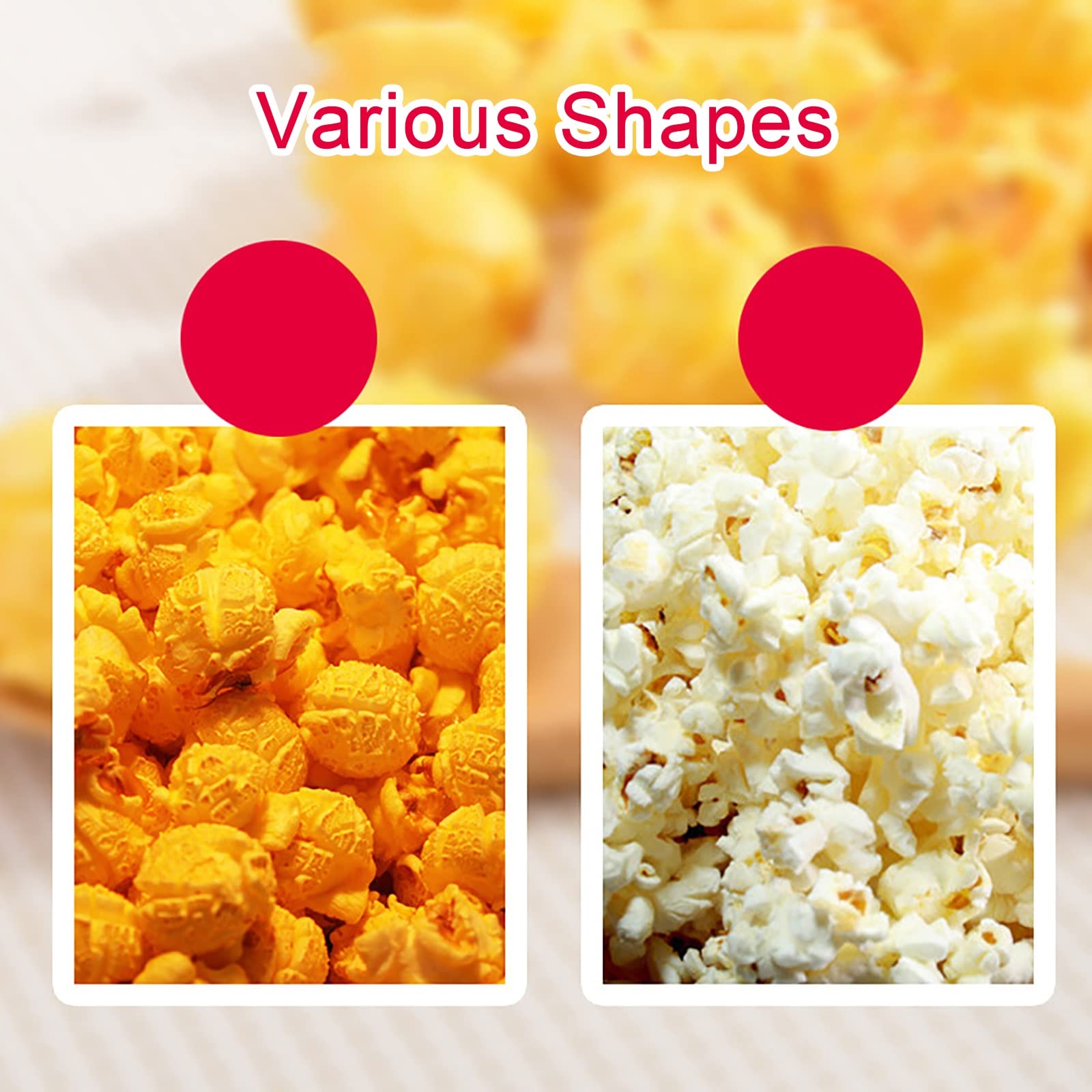 Estufa de palomitas de maíz, cocina de acero inoxidable para hacer palomitas de maíz