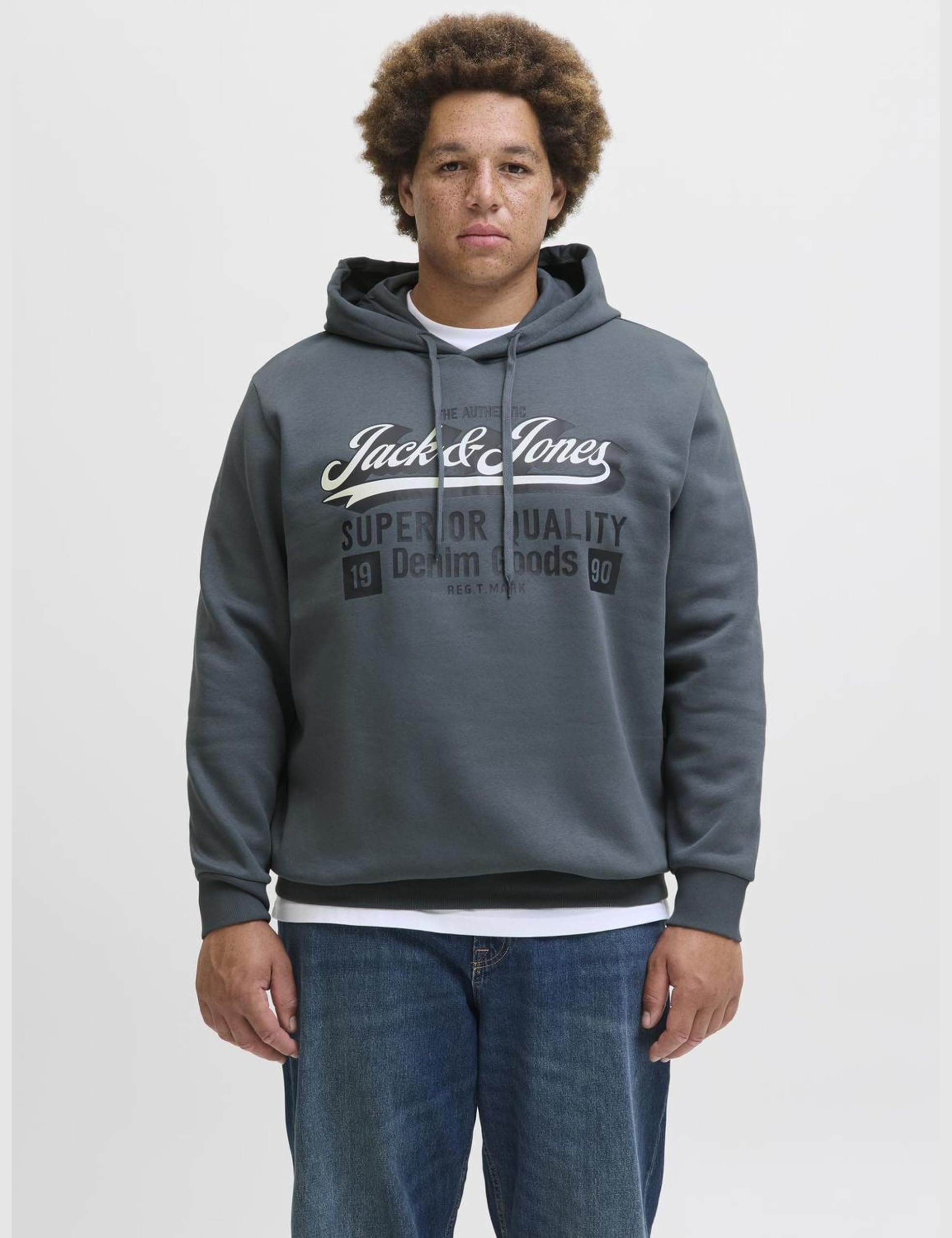 JACK & JONES Herren Jjelogo Sweat Hood 2 Col 25/26 Noos Pls Jjelogo Sweat Hood 2 Col 25/26 Noos Pls (1er Pack)