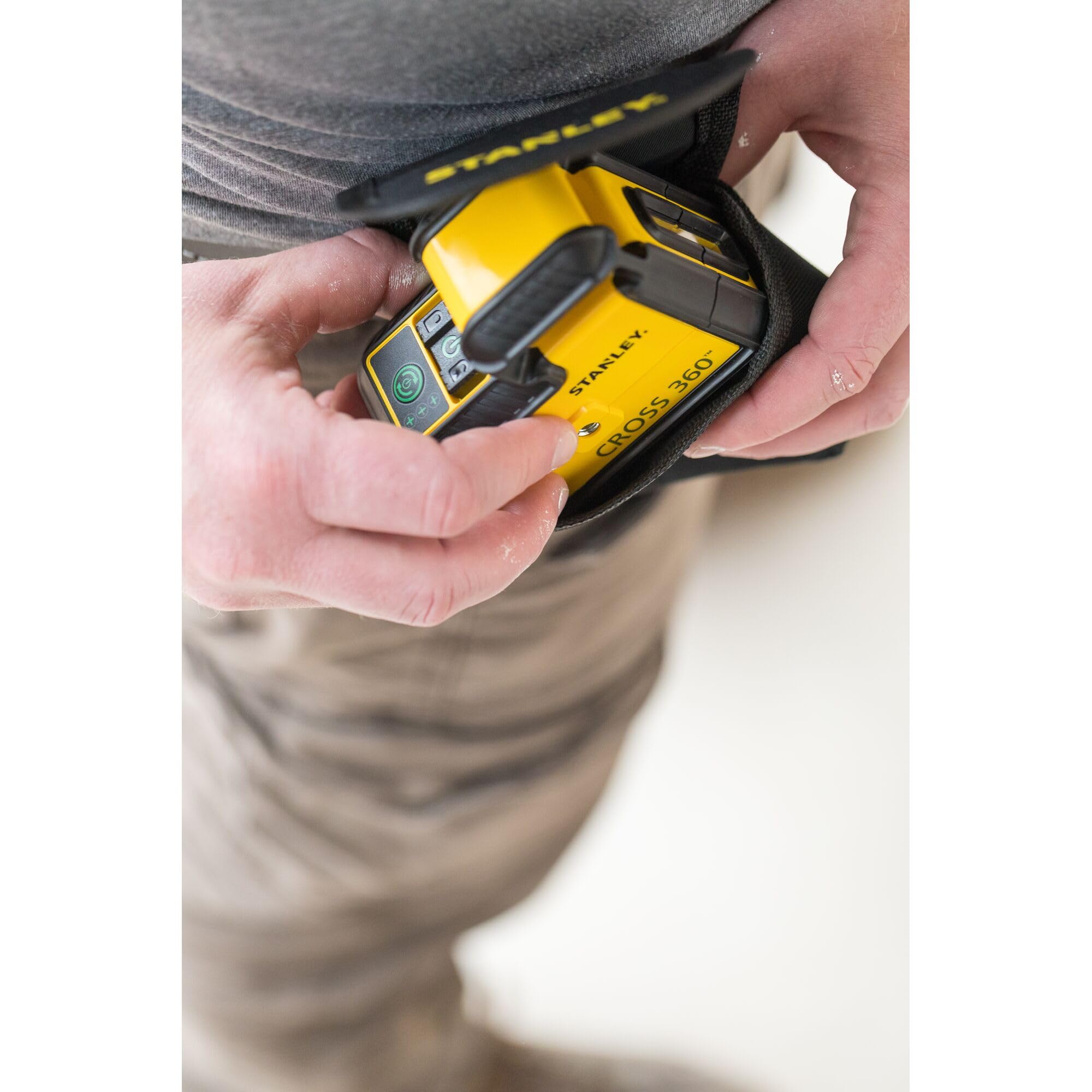 Stanley - KIT NIVEAU LASER 360° CROSS360 VERT +TREPIED - STHT77641-1 Jaune