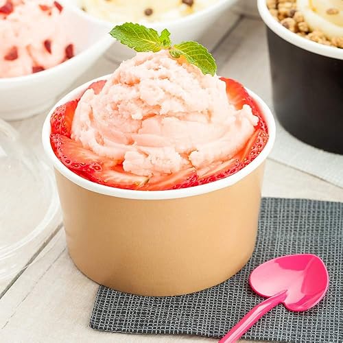Miniatura 4 de Restaurantware Coppetta Coppetta - Vasos desechables de 200 CT para helado de 8 onzas líquidas para bebidas calientes y frías: perfectas para cafés