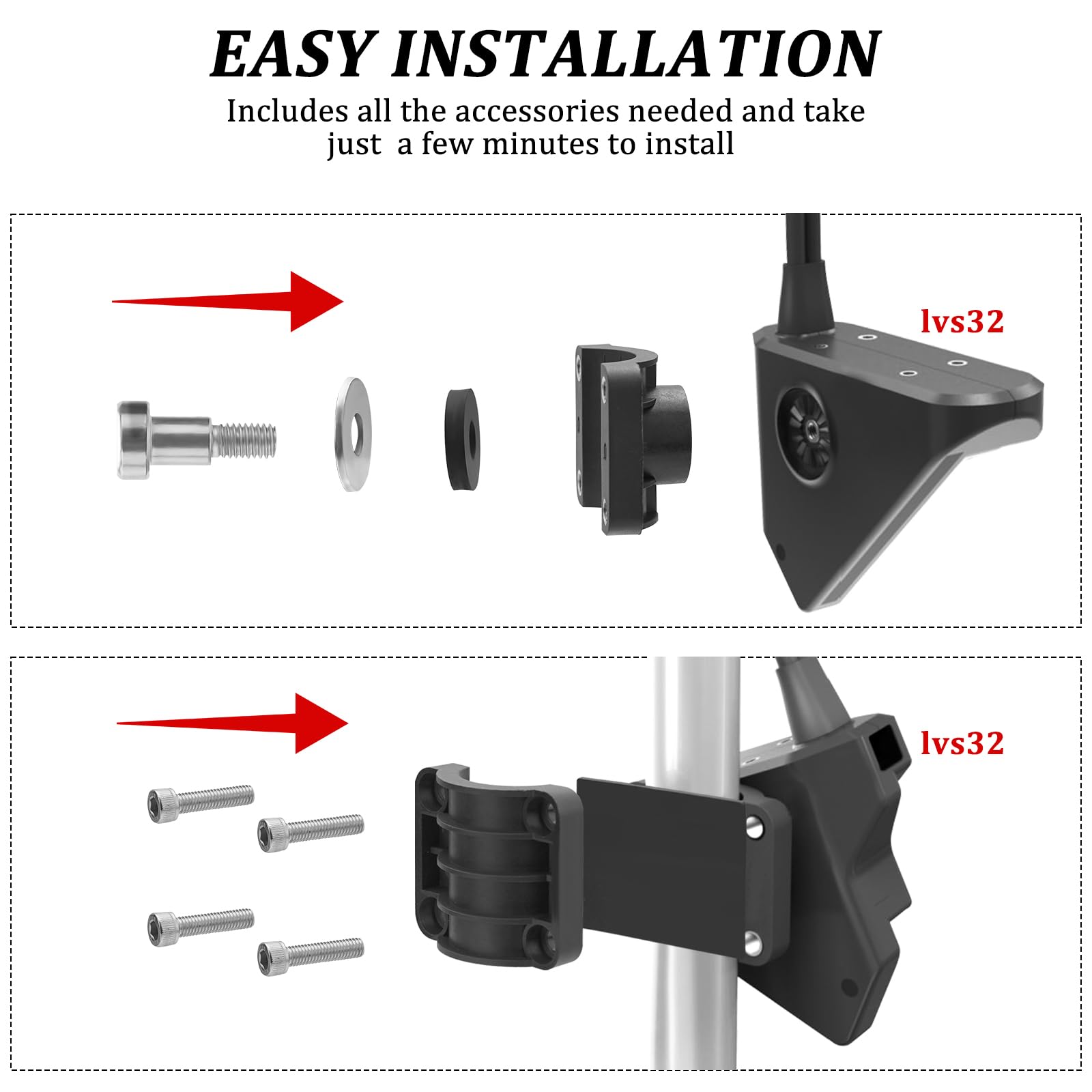 Livescope Pole Mount Set Degree 010-12676-15 For Panoptix