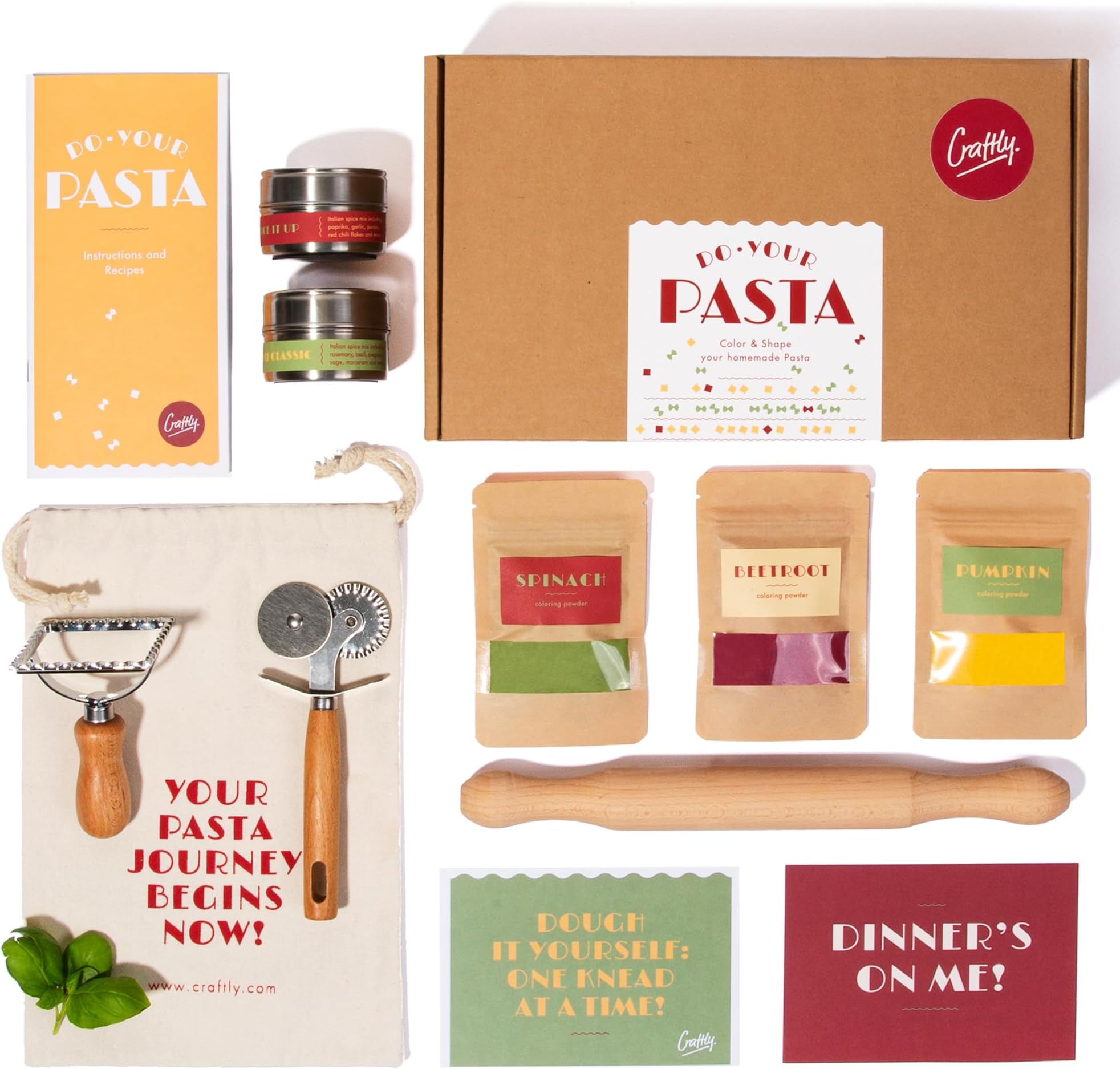 DO YOUR PASTA | DIY Pasta Making Kit | Gourmet Pasta Set | All-in-One Set | Great Gift for Beginners and Experienced Chefs