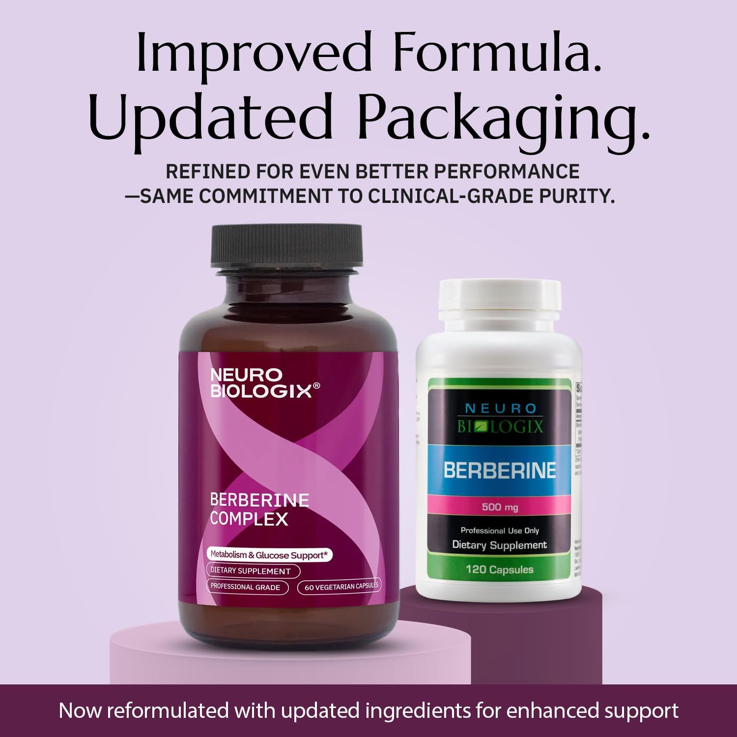 Neurobiologix Berberine Complex, Metabolic & Weight Management Support Supplement with Alpha Lipoic Acid, Biotin & Chromium for Blood Sugar Balance & Heart Health, Gluten Free, 60 Vegetarian Capsules
