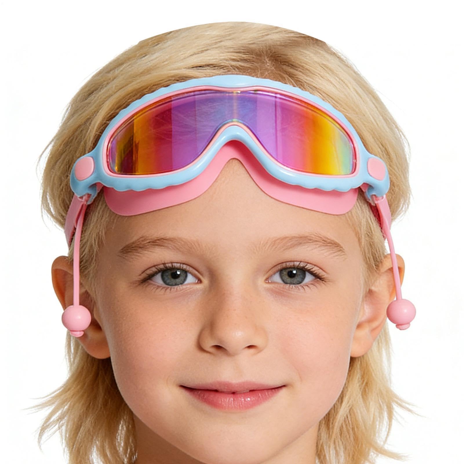 Gafas de natación para niños, antivaho, protección UV, gafas de natación con sello a prueba de fugas, accesorio de agua, equipo deportivo, gafas juveniles para buceo, vacaciones, surf, piscina