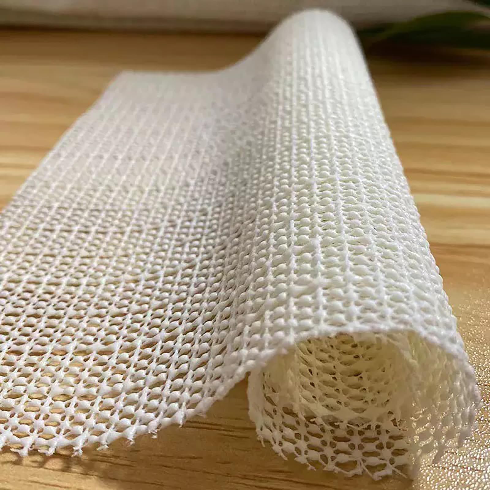 Teppich Antirutschunterlage 200 x 290 cm Waschbare, Wiederverwendbare, Hält Ecken Flach, Zuschneidbar, Schneidbar Teppichunterlage Rutschfes/Rutschmatte/Rutsch Stop für Zuhause, Weiß