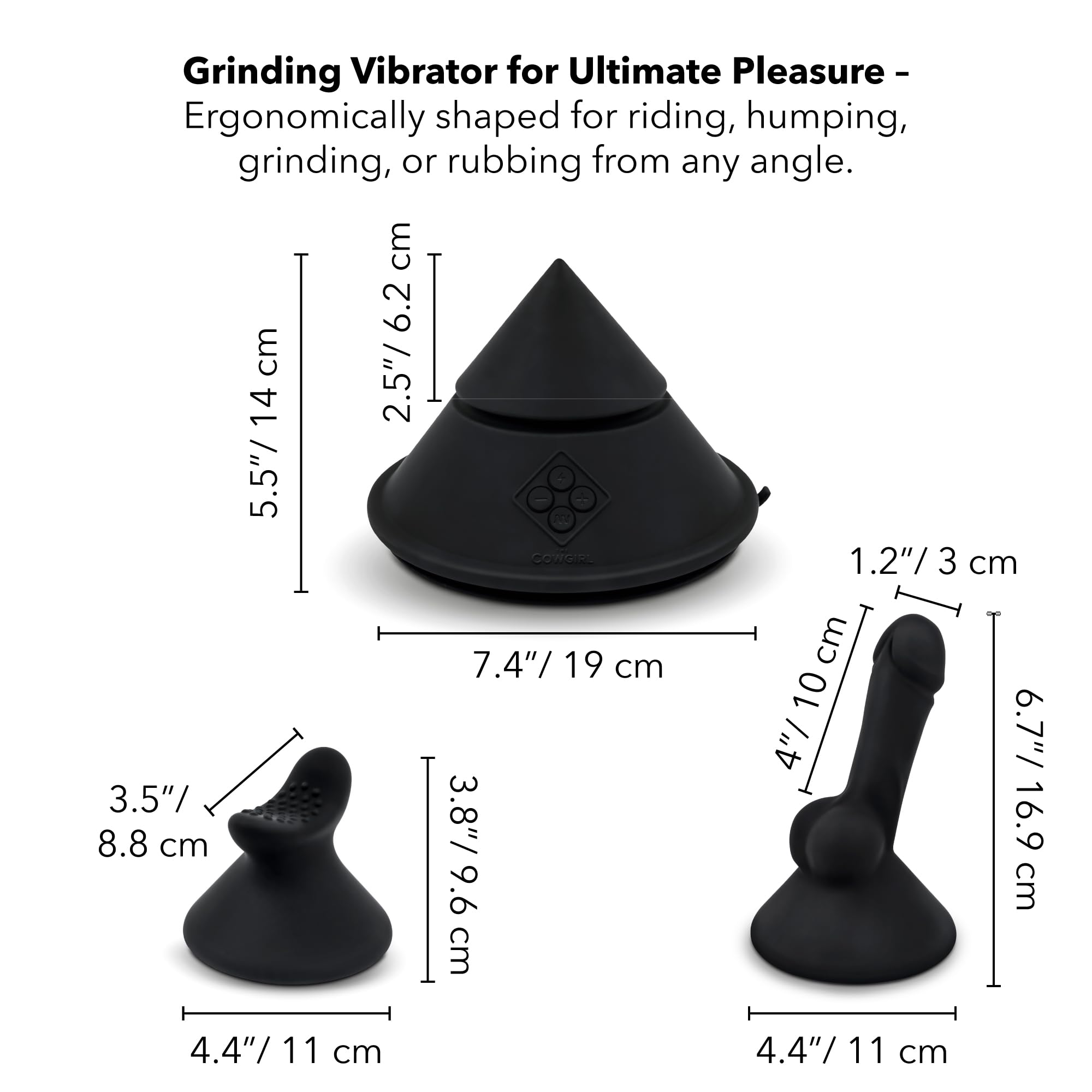 Amazon.com: The Cowgirl Cone Vibrator Sex Machine Remote or App Control with 2 Attachments, Rechargeable, Waterproof, Vibrator Adult Toys : Health & Household Amazon.com: The Cowgirl Cone Vibrator Sex Machine Remote or App Control with 2 Attachments, Rechargeable, Waterproof, Vibrator Adult Toys : Health & Household