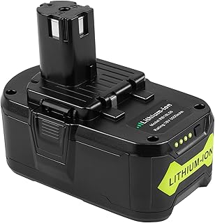 ARyee 18V 5000mAh Batterry Lithium Ion Replacement Battery for Ryobi P102 P103 P104 P105 P107 P108 P109 BPL-1815 BPL-1820G BPL1820 BPL18151 Cordless Power Tools