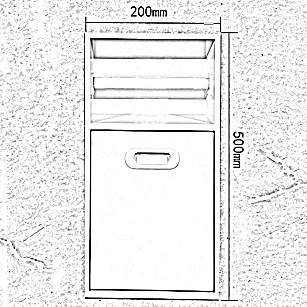 Półka na prysznic i szampon ze stali nierdzewnej – wbudowany uchwyt na przybory toaletowe szary – 20 x 50 x 14 cm / 7,87 x 19,68 x 5,51 cala do łazienki nizat