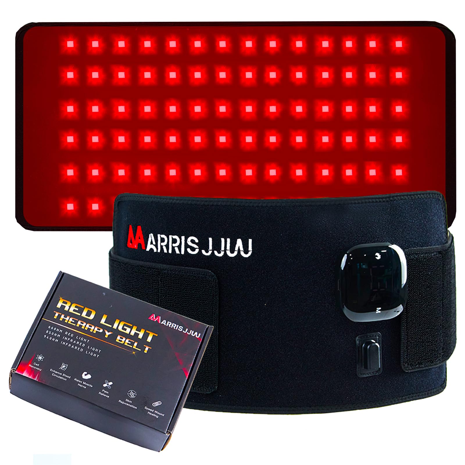 Amazon.com: Rechargeable Red Light Therapy Belt, 3-in-1