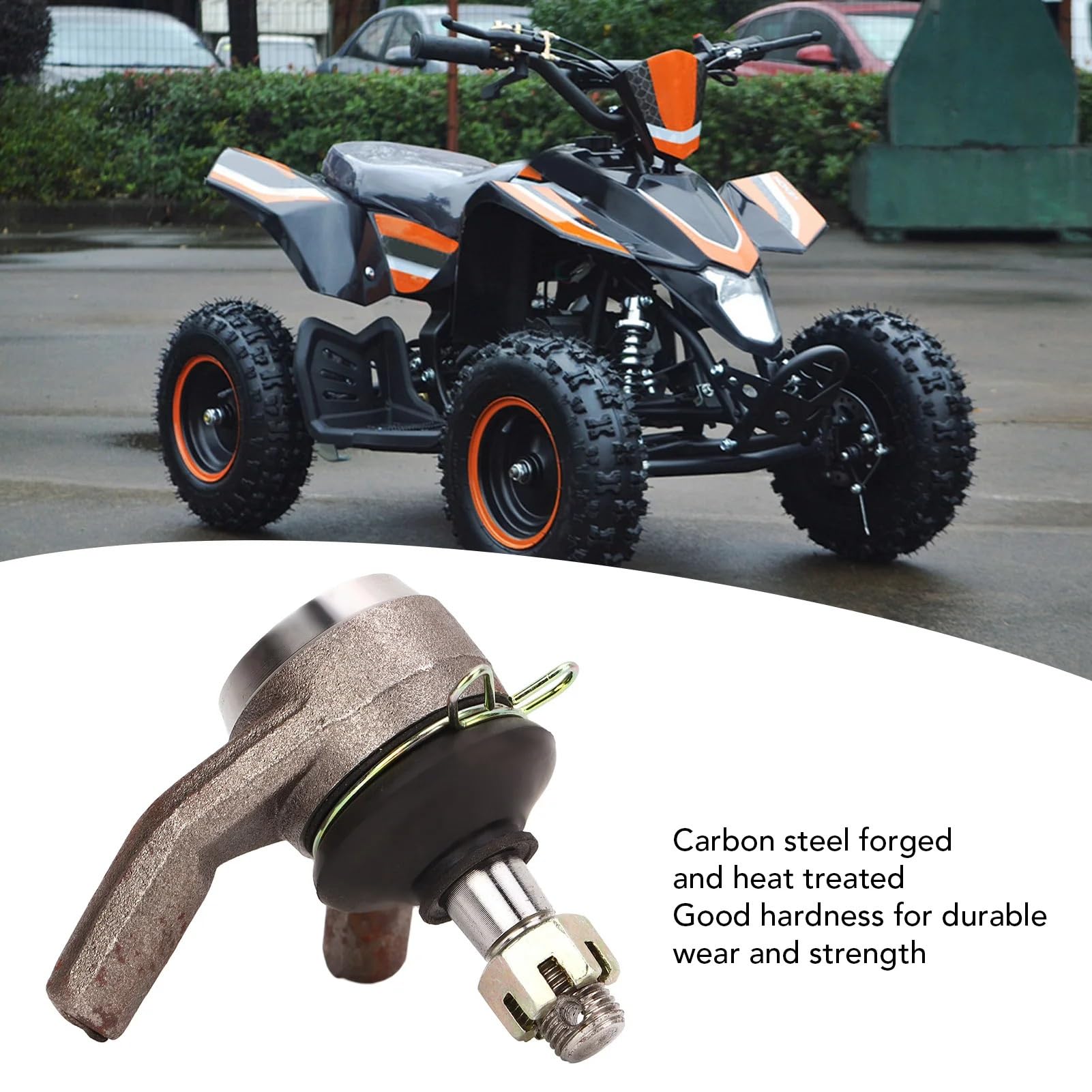 Przegub kulowy Pasuje do 50-250cc ATV Quad 4 Wheelers gokart 12mm końcówka drążka kierowniczego zawieszenie przegub kulowy stal węglowa
