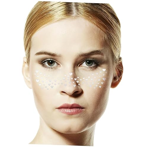 4Pcs Freckle Tattoos Temporary Face Stickers for Festival Makeup Realistic Freckles for Gras Halloween Valentine Day Celebrations