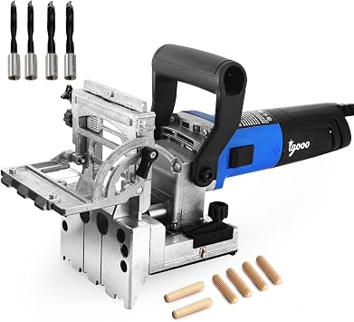 Dual-Spindle Doweling Jointer DJ710 with Drilling Bits 6mm, 8mm, 10mm and 12mm