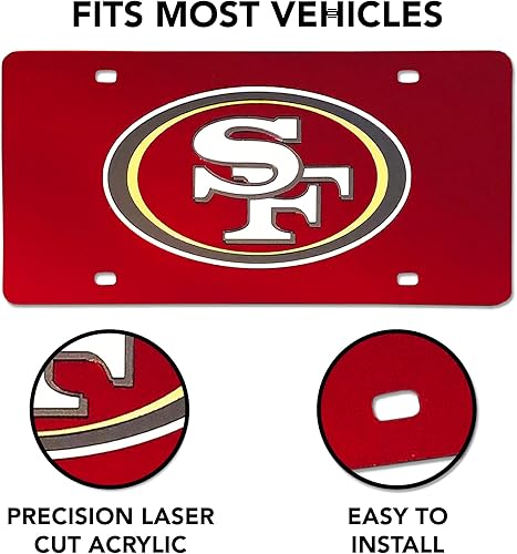 Miniatura 7 de Rico Industries Placa de matrícula de metal con incrustaciones láser de Florida Gators de la NCAA