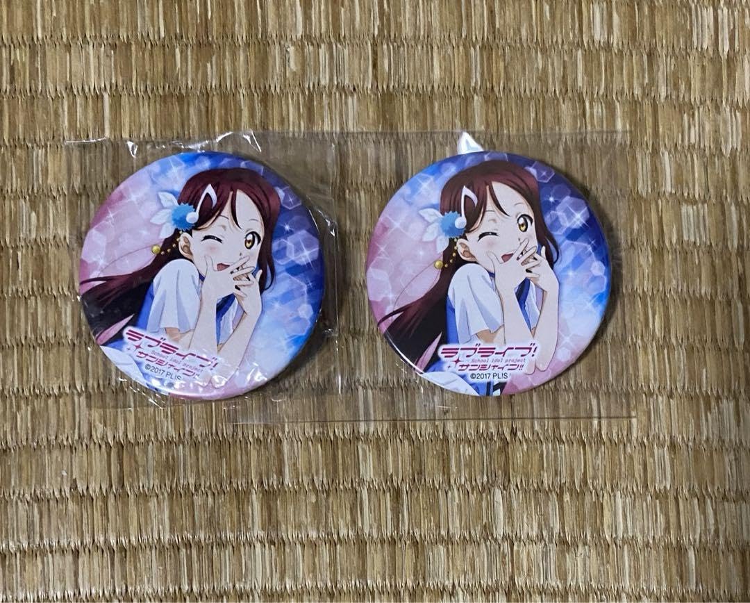 桜内梨子 缶バッジ ラブライブ！サンシャイン Aqours 桜内梨子 缶バッジ 5周年展示