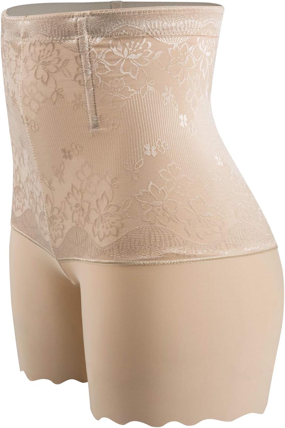 SURE YOU LIKE Hi-Waist Shapewear Tummy Control Body Shaper Slimming Boyshort Seamless Underwear for Women Beige
