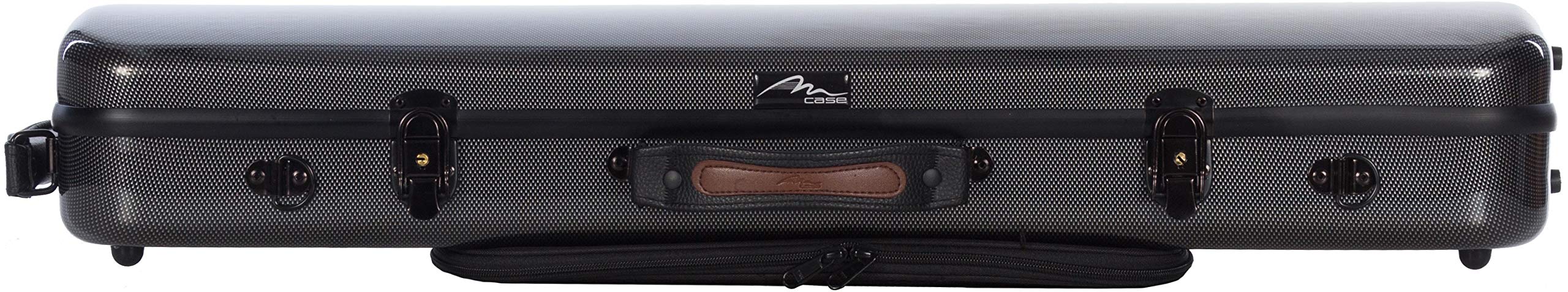 Custodia per violino Fiberglass Oblong 4/4 carbon - olive M-Case