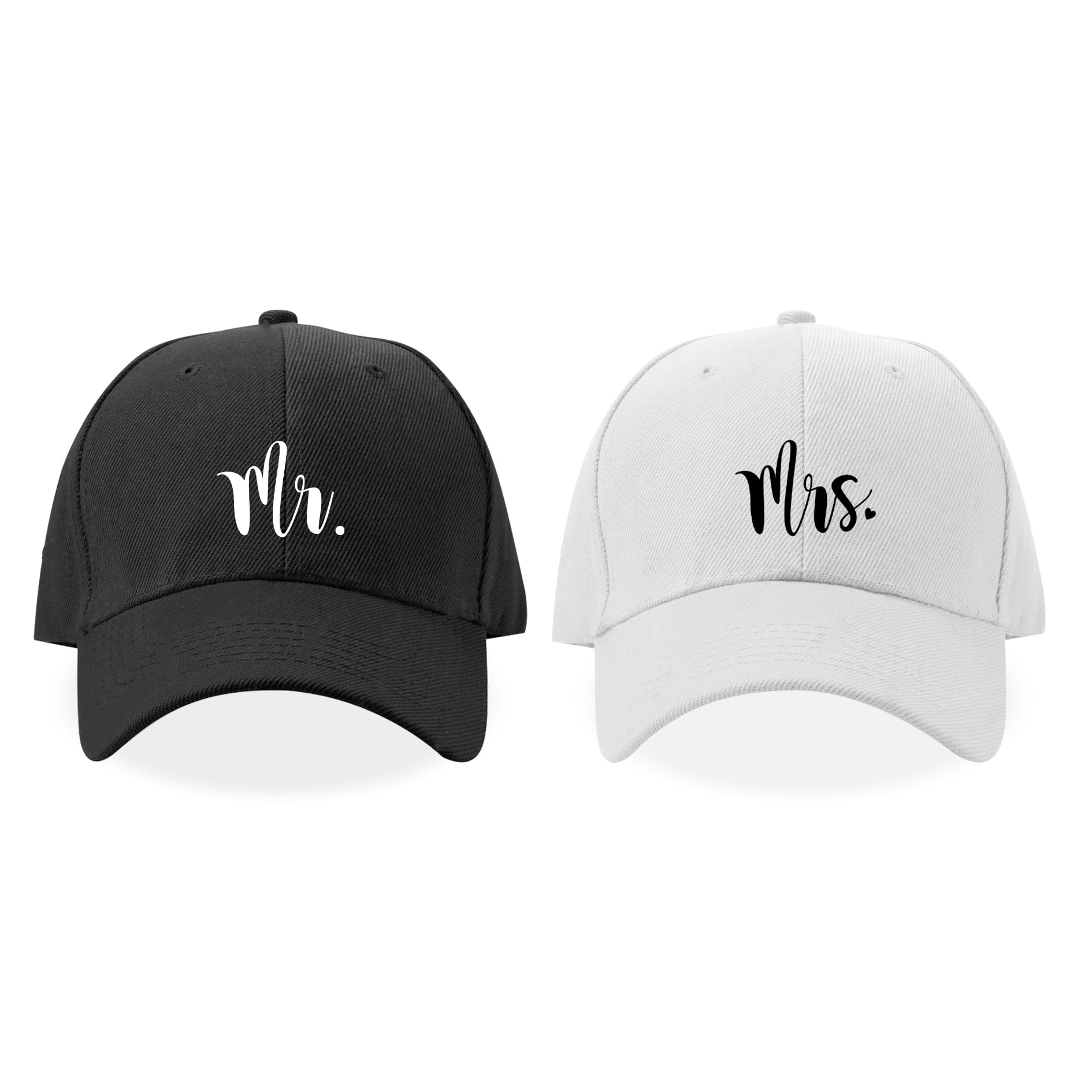 LADY&HOME Mr and Mrs Hats for Men Women Bride and Groom Baseball Hats Embroidered Baseball Caps Wedding Gifts for Couples(MM-H)