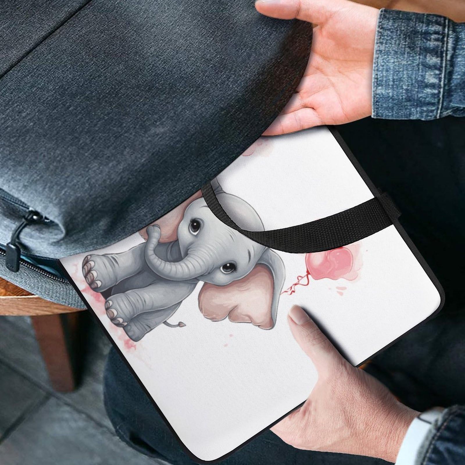 Custodia per laptop da 17 pollici, ultra sottile, leggera e impermeabile, in neoprene resistente, con cinghia da polso