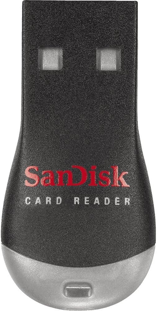 SDDR-121-A11M MobileMate Micro Memory Card Reader (Red/Black)