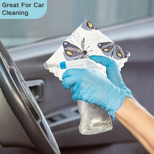 Miniatura 7 de Decorative Modern Butterflies Cotton Decor Home Kitchen Towels Absorbent Set of 6 Tea Towels for Kitchen for Restaurant Coffee