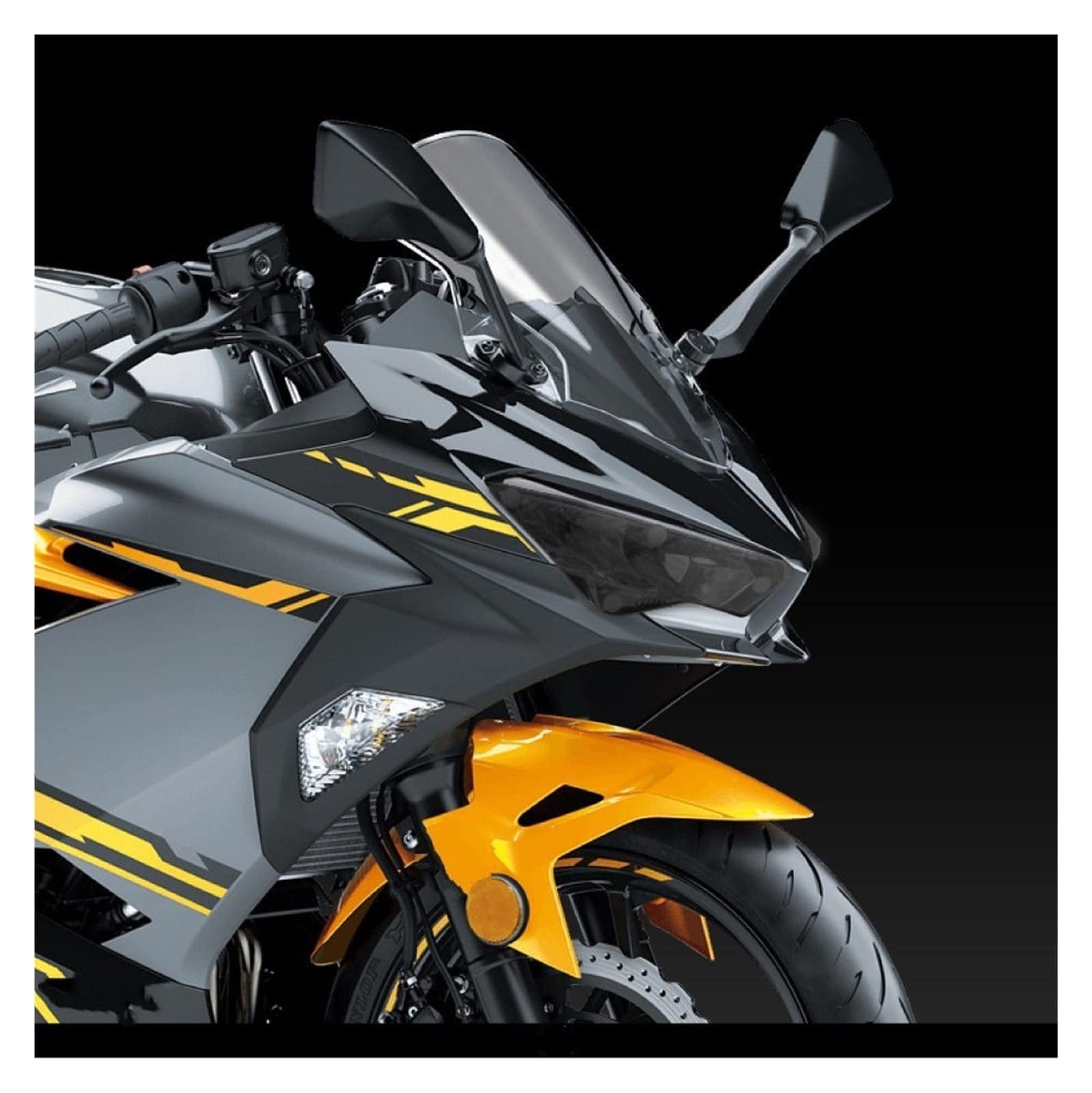 Amazon.co.jp: オートバイヘッドライト保護カバー に適合するZX-25R に