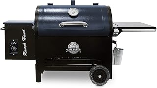 Pit Boss PB440TGR1 Tailgater Portable Pellet Smoker Grill with Flame Broiler