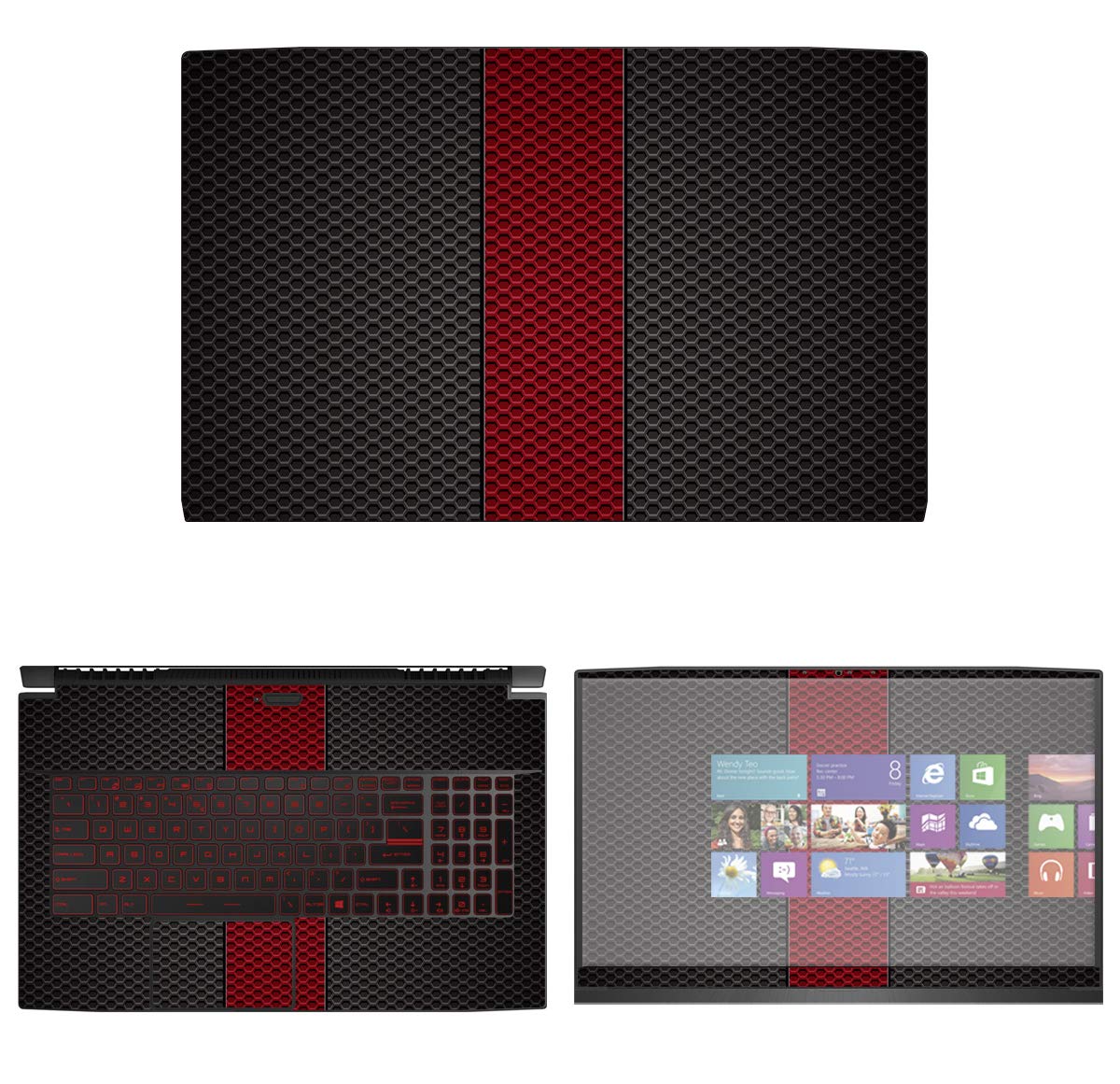 Decalrus - Protective Decal Skin Sticker for MSI GF75 Thin 9SC (17.3" Screen) case Cover wrap MSgf75thin-56