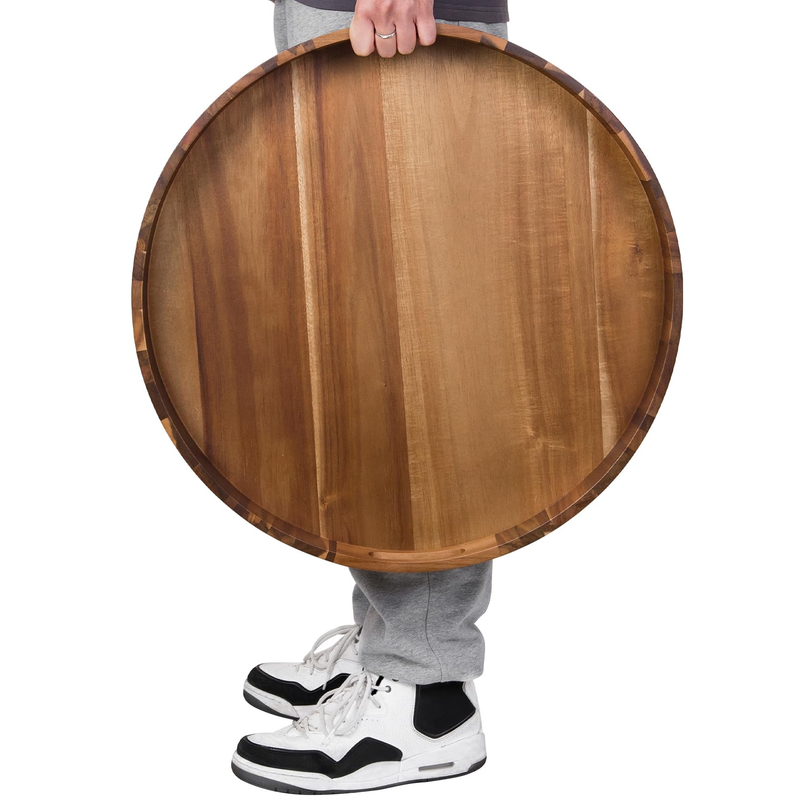 Extra Large Round Ottoman Coffee Table Tray, 22 Big Croatia