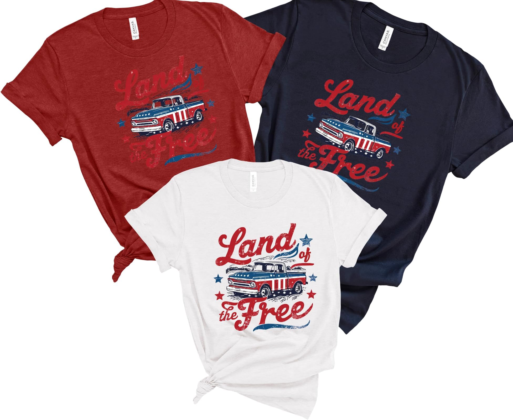Land Of The Free 4th July Independence Day T-Shirt