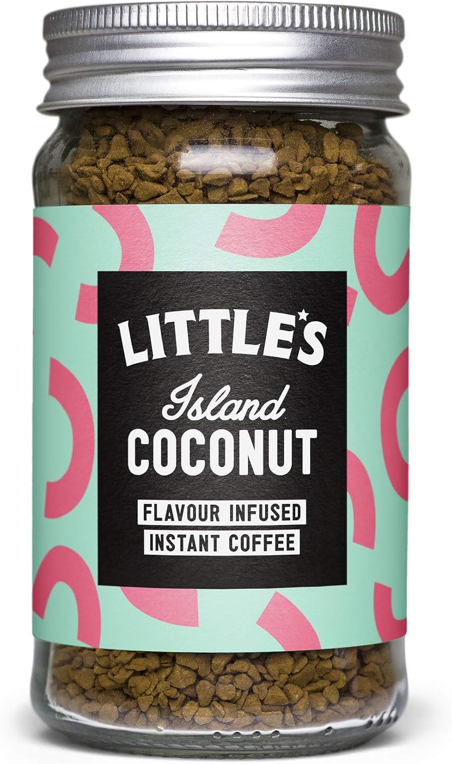 Little's Island Coconut Flavoured Instant Coffee, 6 Pack (50g x 6) - Rich & Smooth Coffee, Infused With Coconut Flavour - Vegan Friendly, Low Calories, No Added Sugar
