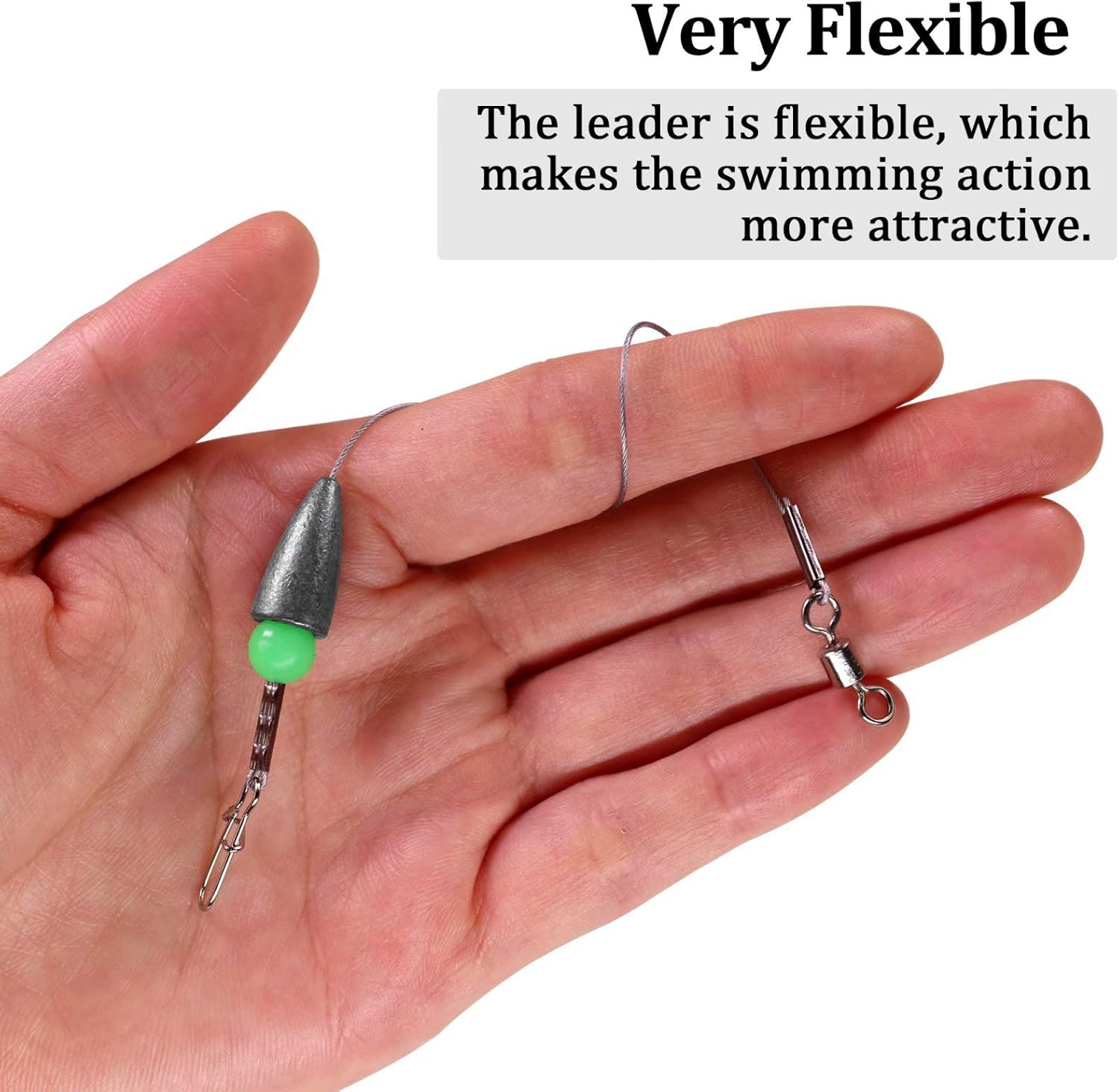 THKFISH Fishing Weights Bullet Weights Carolina Ready Rigs Pre Rigged Carolina Rigs 1/5oz 1/4oz 3/8oz 10pcs : Sports & Outdoors