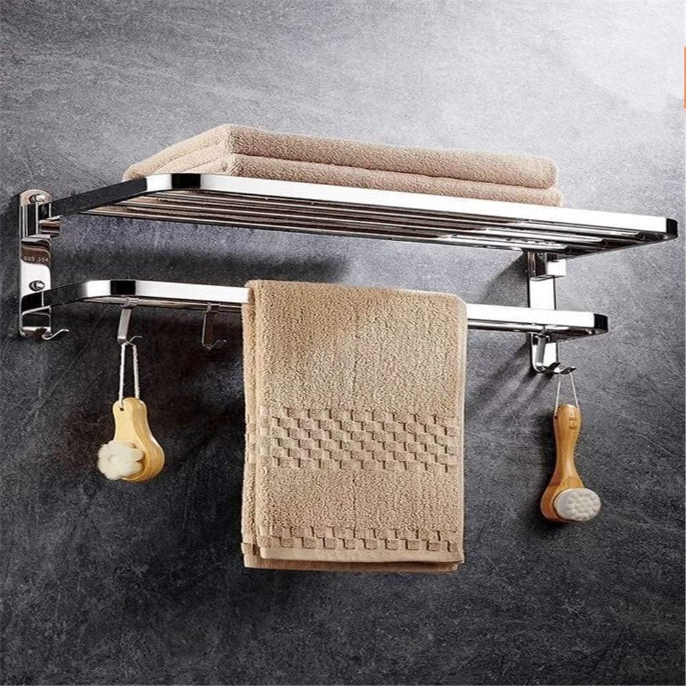 Bathroom Shelf Wall Mounted Wall-Mounted Shelf Stainless Steel Towel Rack Shower Rack with Bathtub and Shower Large Corner Basket with Hook Wall-Mounted Kitchen Hook Hanging Kitchen for Bath