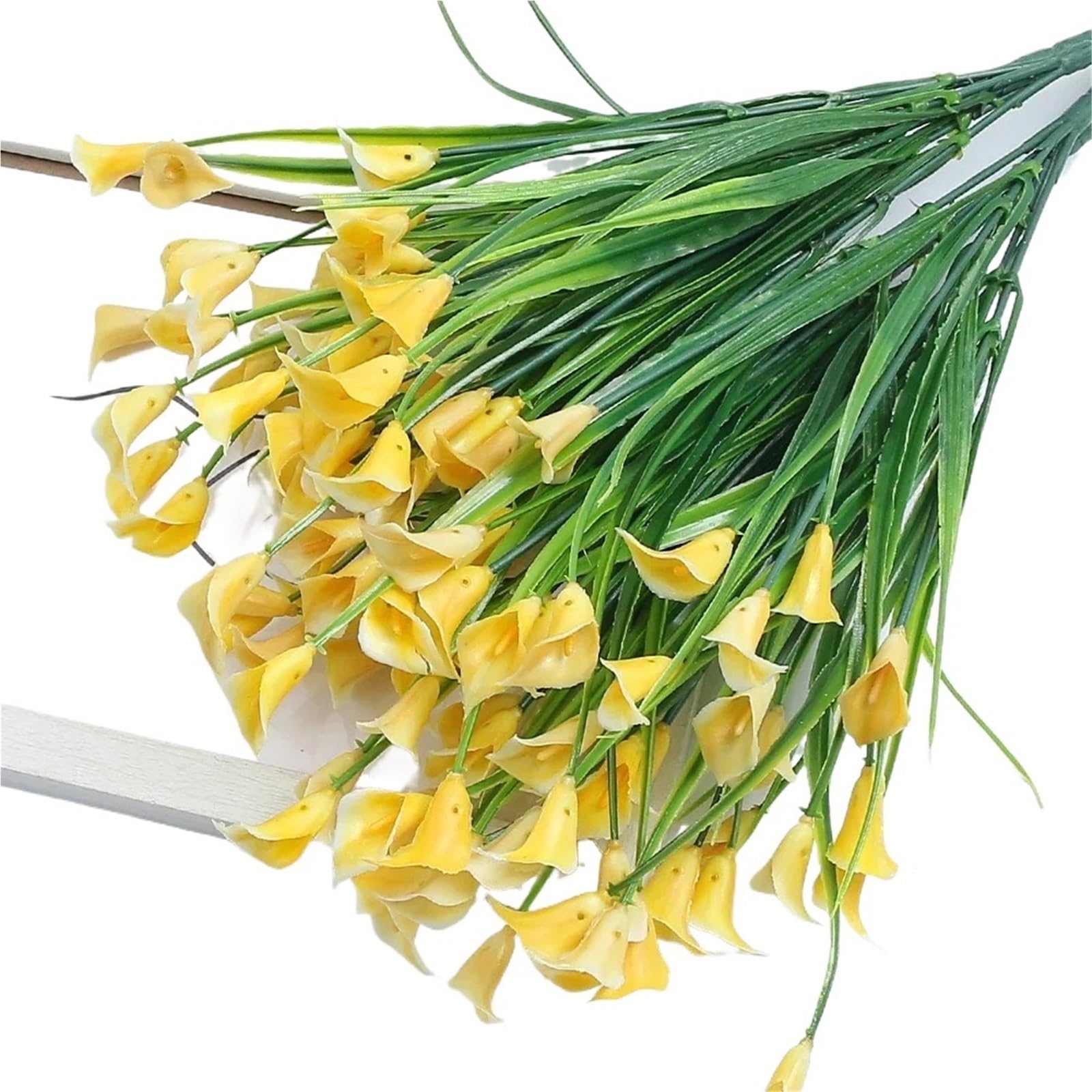Dcrxz Artificial Flowers 10PCS Artificial Calla Lily Bouquet, 33 cm – Home Decor, Garden Decor, Wedding Decor, Outdoor Vase Arrangements, Plants(4)