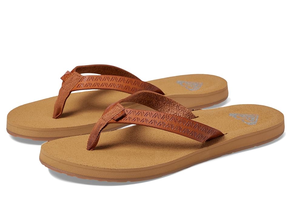 Roxy Porto Motif (Tan) Women's Shoes INTERNATIONAL SHIPPING