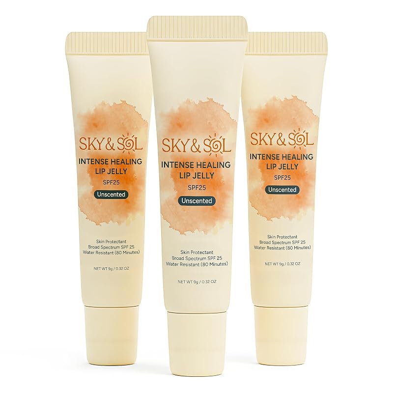 Sky and Sol Bálsamo Labial FPS 25 – Pacote com 3