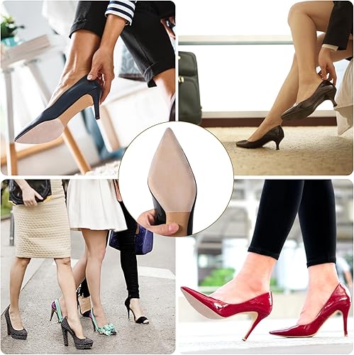 Miniatura 3 de GQTJP Protector de suela de zapato, almohadillas antideslizantes autoadhesivas, agarres antideslizantes para zapatos, Transparente